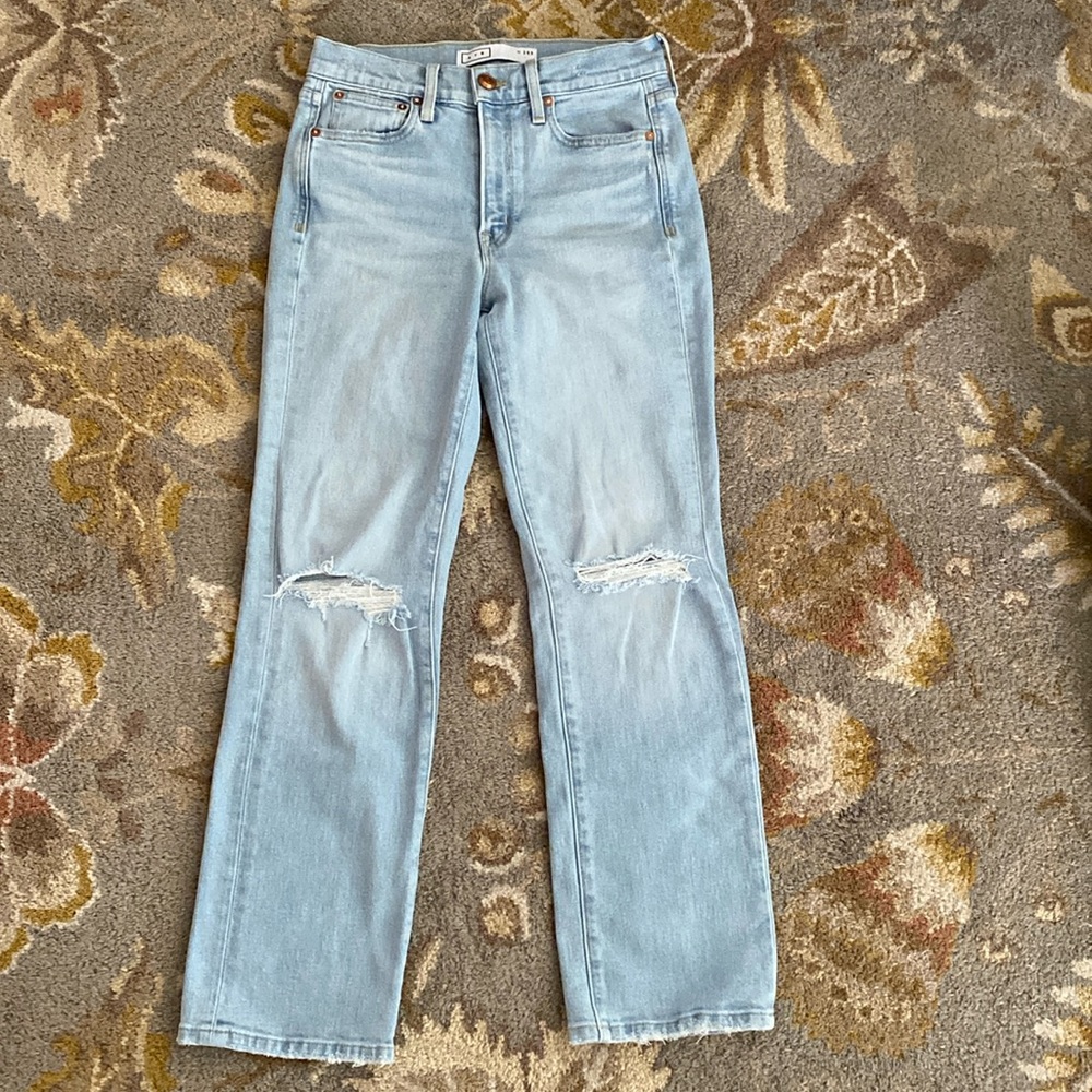 AYR Light Blue Straight Leg Jeans